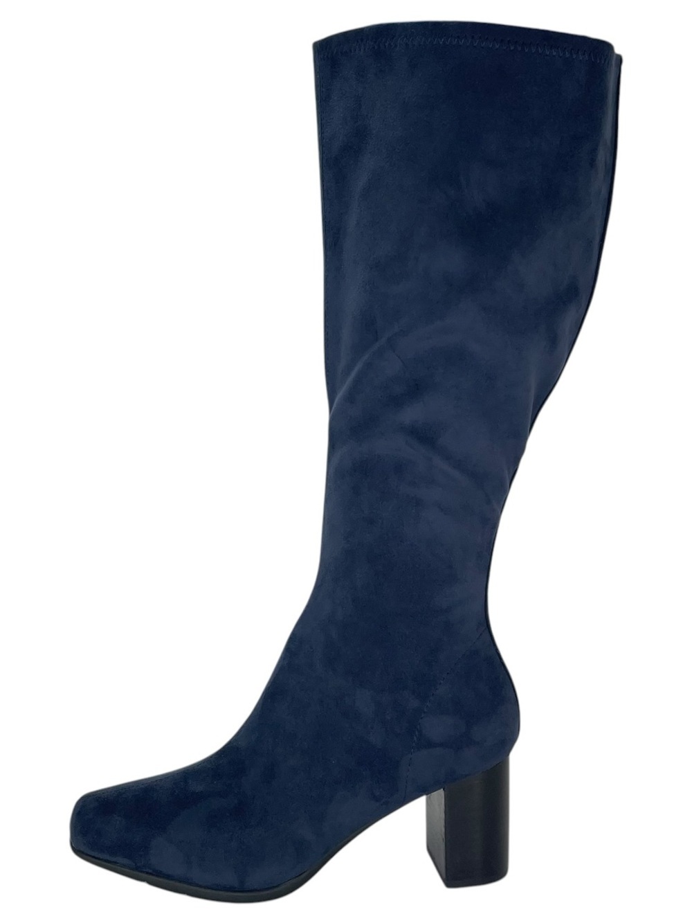 Aerosoles Micah Navy Microsuede Knee High Womens Boots Size 7WW - Picture 3 of 12